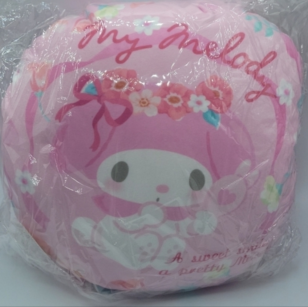 Sanrio My Melody Floral mochi round pillow cushion 2022 lucky bag - Picture 4 of 7
